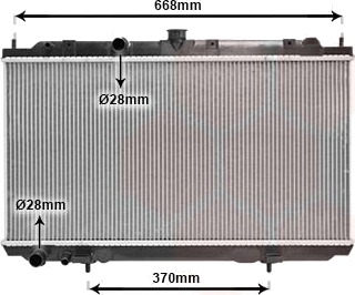 VAN WEZEL 13002237 Radiator motorkjøling