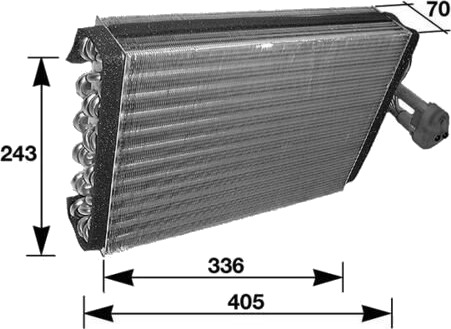 MAHLE AE 36 000S Fordamper, klimaanlegg