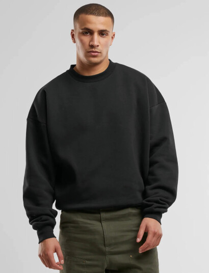 Prohibited Oversized Crew Neck - Black - L Prohibited Oversized Crew Neck - Black - L