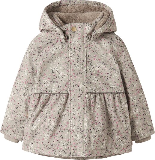Name It Nmfsnow05 Jacket Aop 1Fo PURE CASHMERE 86