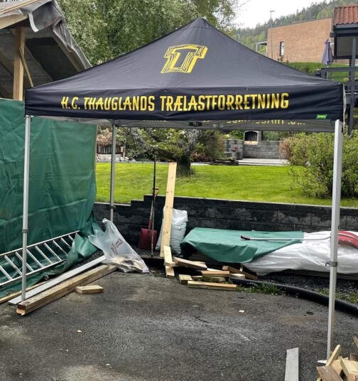 Thaugland Telt 3x3m 50mm Proff Lavpris