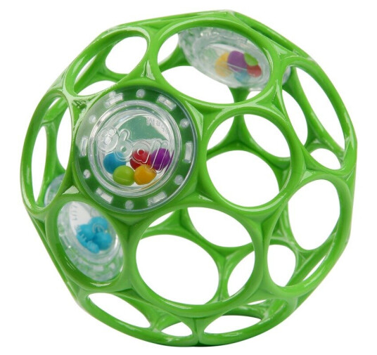 Oball | Oball motorikkball og rangle 10 cm Grønn Oball | Oball motorikkball og rangle 10 cm Grønn