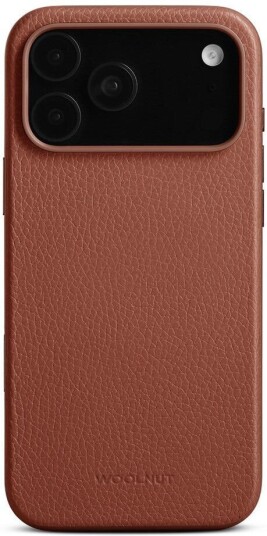 WOOLNUT iPhone 17 Pro Max Ekte Skinn Deksel MagSafe Kompatibel Brun WOOLNUT iPhone 17 Pro Max Ekte Skinn Deksel MagSafe Kompatibel Brun
