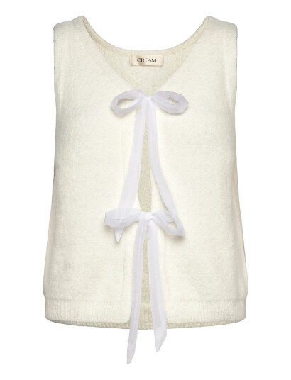 Cream Crbulp Knit Vest - Cream - XL/XXL Cream Crbulp Knit Vest - Cream - XL/XXL