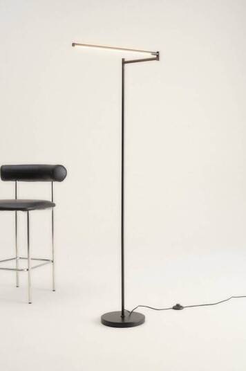 TEIDE gulvlampe LED Svart