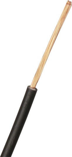 Nexans Koblingskabel 11183171-001-05 Rk 90°C (H05V2-K) Rk 0,75, Svart, Bobin 500 m