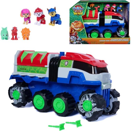 Paw Patrol Dinofilmen Kjøretøy 45 Cm Ultimate Dino Transport