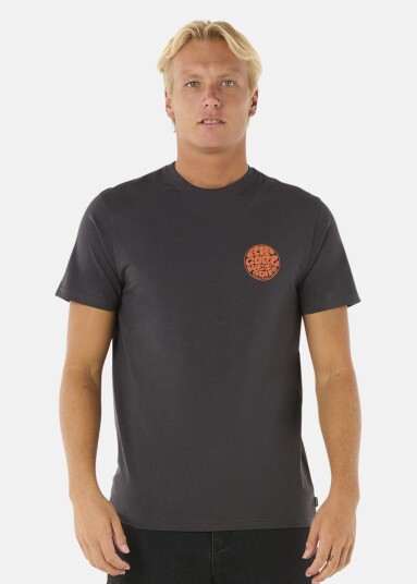 Rip Curl Wettie Icon Tee Washed Black 2xl T Shirts