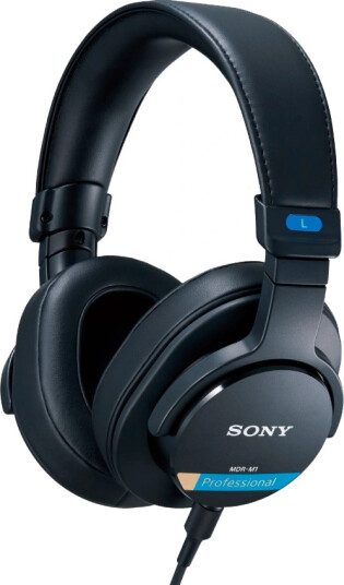 Sony MDR-M1 Hodetelefoner Svart Sony MDR-M1 Hodetelefoner Svart