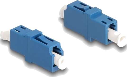 Delock - Nettverkkopler - Lc (Hunn) Til Lc (Hunn) - Fiberoptisk - Simpleks - 0.2 Db - Blå (En Pakke 2)