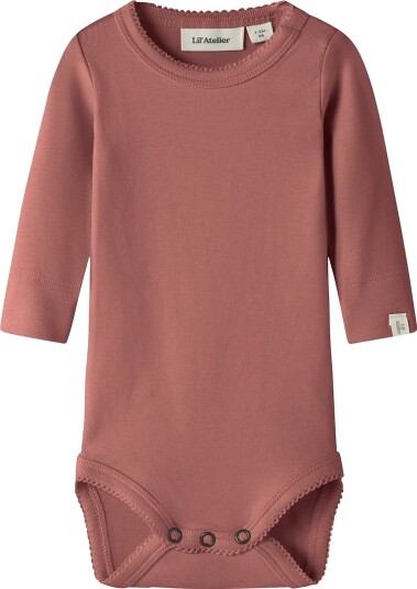 Lil" Atelier Body I/e NbfGayo Visnet Rose Lil Atelier 56 Langermet Body Bordeaux