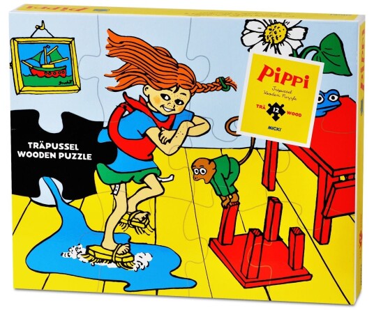 Pippi Långstrump Pippi Trepuslespill 12 Biter