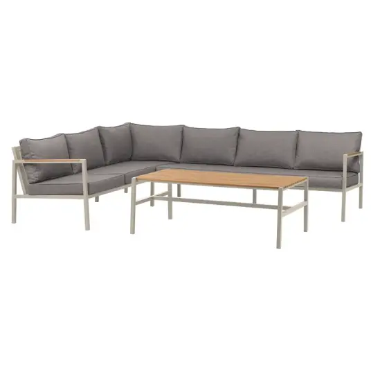 Brafab Cap hjørnesofa Stor Light Grey / Grey