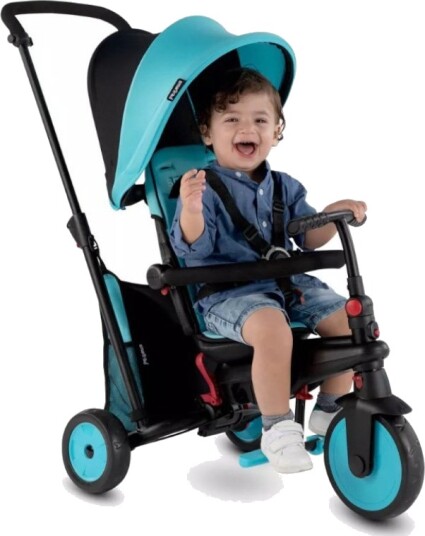 Smartrike Str3 Plus 6-I-1 Trehjulssykkel/vogn  Blå