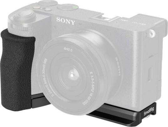 SmallRig 5061 L-Shape Mount Plate with Silicone Handle for Sony Alpha 6700 Black