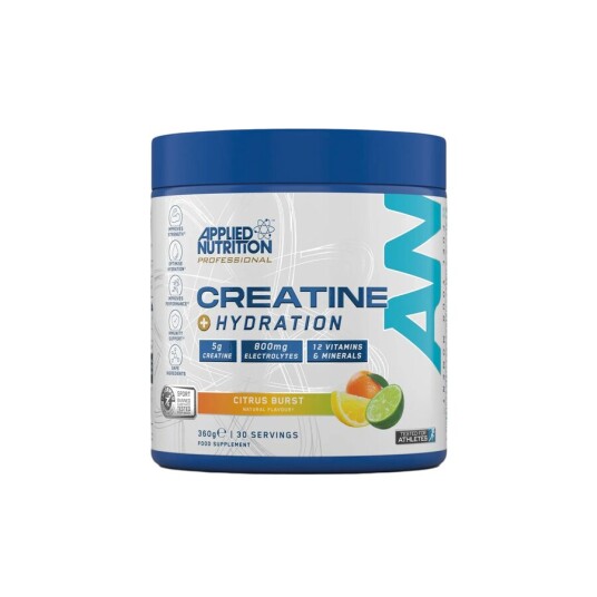 Applied Nutrition Kosttilskudd Kreatin + Hydration Citrus Burst 360 g Applied Nutrition Kosttilskudd Kreatin + Hydration Citrus Burst 360 g