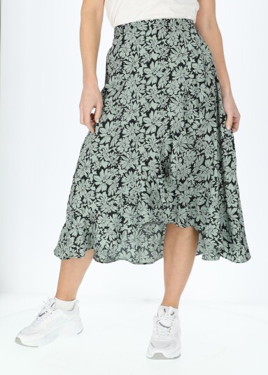 Seaside Sankt Claud Skirt W Daisey Flower Green 44 Strandklær