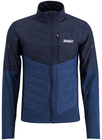 Swix Men's Dynamic Hybrid Insulated Jacket S, Lake Blue/Dark Navy Swix Men's Dynamic Hybrid Insulated Jacket S, Lake Blue/Dark Navy