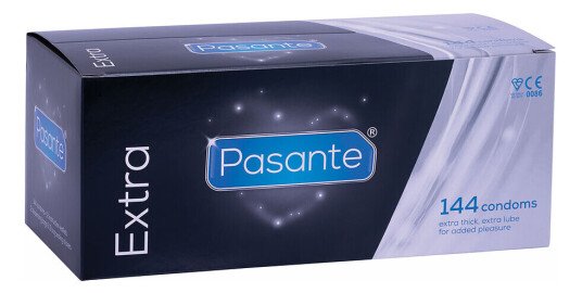 Pasante Extra: Kondomer, 144 stk Pasante Extra: Kondomer, 144 stk