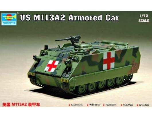 Trumpeter 1/72 US M113A2 Armored Car