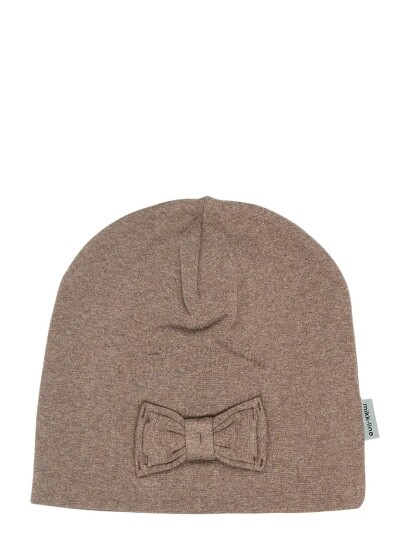 Mikk line Cotton Hat Bow Brown 134/140