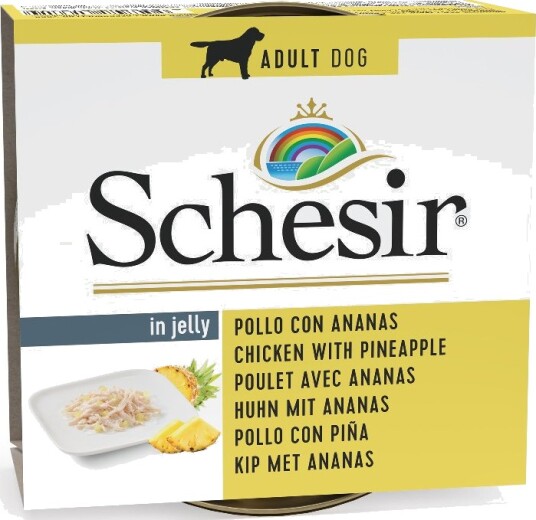 Schesir Våtfôr Med Ananas Kylling 6 X 150 G