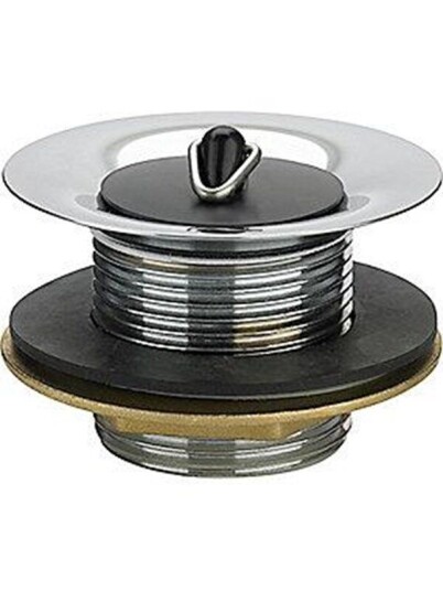 Viega Bottom valve 1 1/2"" with plug Chrome Viega Bottom valve 1 1/2"" with plug Chrome