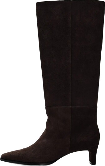 Selected Slwolivia Suede High Shafted Boot DELICIOSO 37