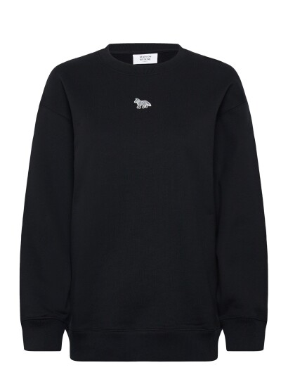 Maison Kitsune Baby Fox Oversize Sweatshirt Black   Black   S