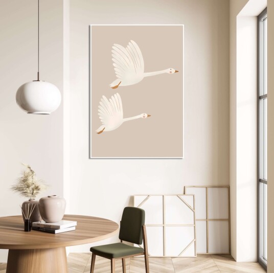 Plakat Flyvende fugler Plakat Flyvende fugler