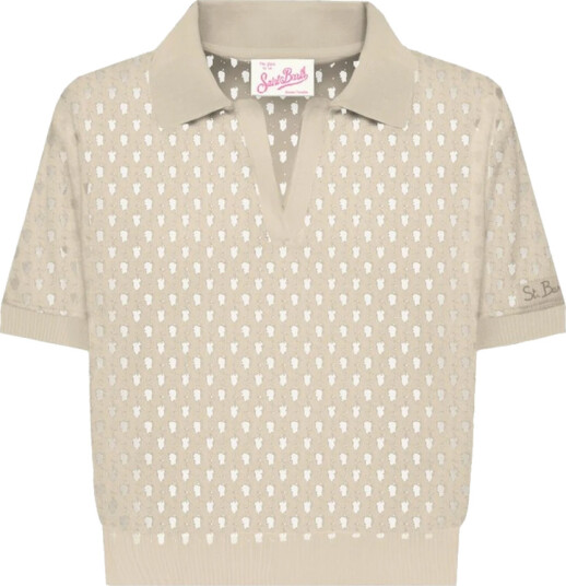 MC2 Saint Barth Dame Topper Beige L,