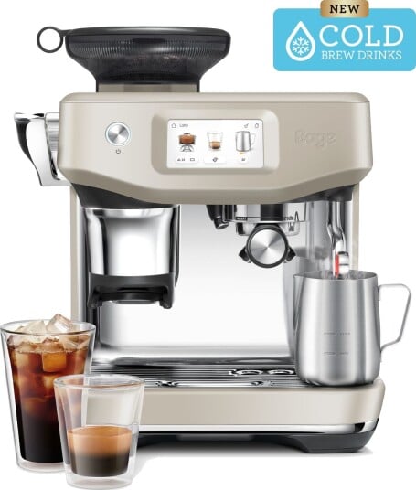 Sage Barista kaffemaskin SES882ALM mandelnougat Sage Barista kaffemaskin SES882ALM mandelnougat