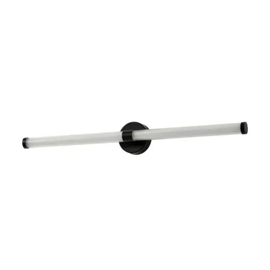 Lucande   Melisa LED vegglampe svart 90 cm CCT IP44