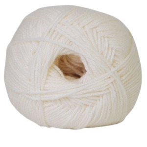 Hjertegarn Lana Cotton 212 Garn Farge 100 Natur