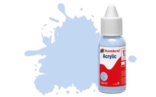 Humbrol Akryl No 44 Pastel Blue - Matt 14ml Dropper Bottle