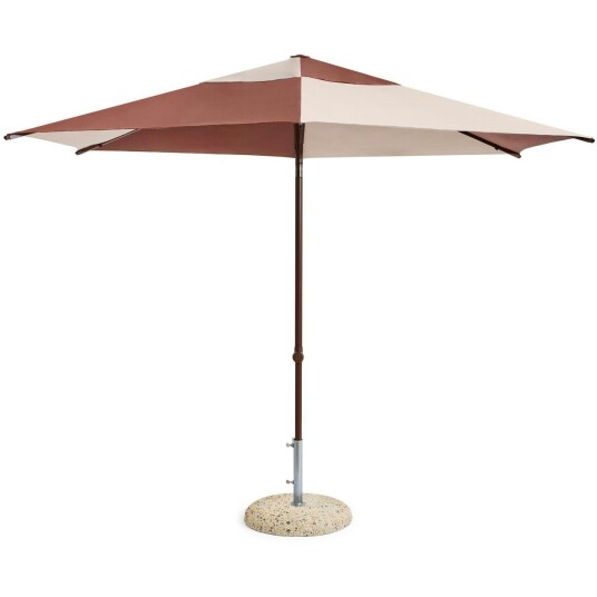 Terrazza Parasol Hexagon Off white / Burgundy Terrazza Parasol Hexagon Off white / Burgundy
