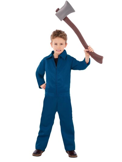 Smiffys Blå Jumpsuit Kostyme til Barn 7 9 år Smiffys Blå Jumpsuit Kostyme til Barn 7 9 år