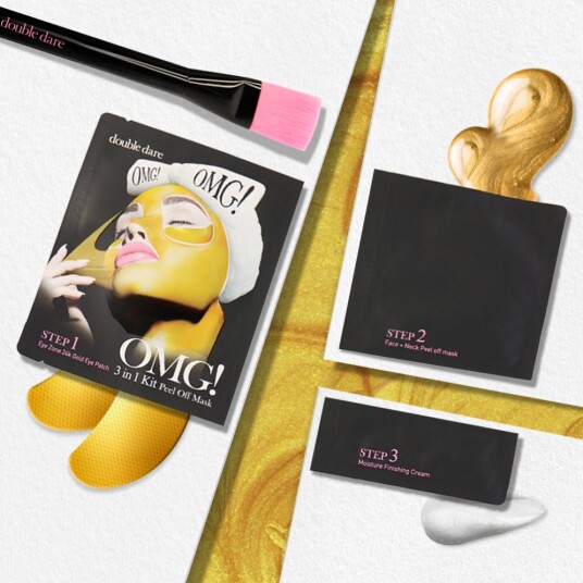 Double Dare OMG! 3-in-1 Kit Peel Off Mask 1 stk Double Dare OMG! 3-in-1 Kit Peel Off Mask 1 stk