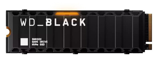 WD Black SSD SN850X 4TB Heatsink