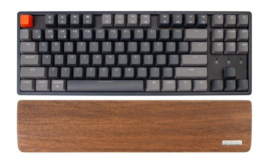 Keychron K8 / C1 Walnut Wood Palmrest - Gamingtastatur - Brun