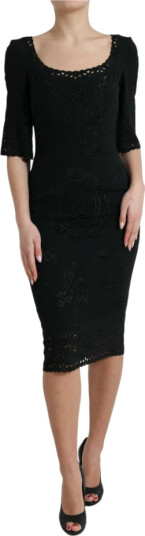 Dolce & Gabbana Dame Kjoler Svart S, Dolce & Gabbana Dame Kjoler Svart S,