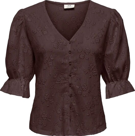 JDY Jdyjakobe 2/4 Lace Top Jrs   Brown   XS