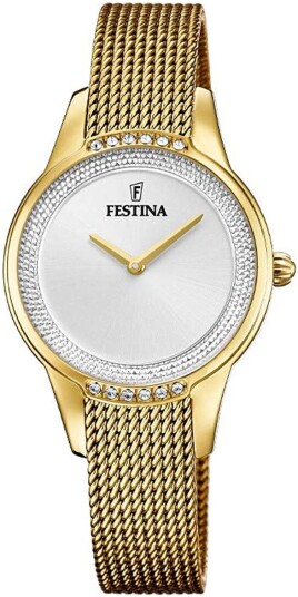 Festina Dameklokke F20495 1 Sølvfarget/Gulltonet stål Ø30 mm Festina Dameklokke F20495 1 Sølvfarget/Gulltonet stål Ø30 mm
