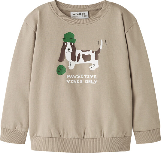 Name It Nmmnilius Ls Nreg Swe Bru Pb Beige 98