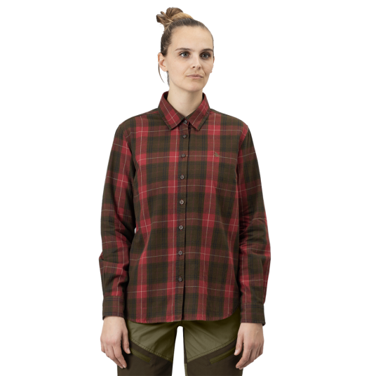 Seeland Selina Skjorta Ruby Red Check 2XL XXL