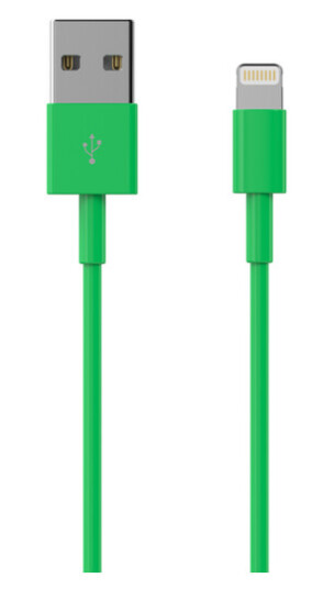 Ladekabel Apple - USB A 2.0 (hane) - Lightning (hane) 2 Meter Green - Sinox