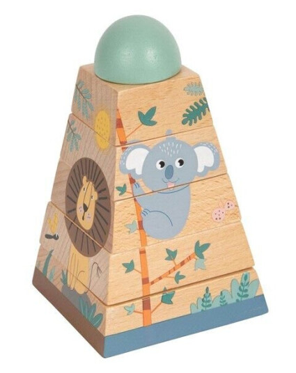 Small Foot Stacking tower Safari 6 pcs. Small Foot Stacking tower Safari 6 pcs.