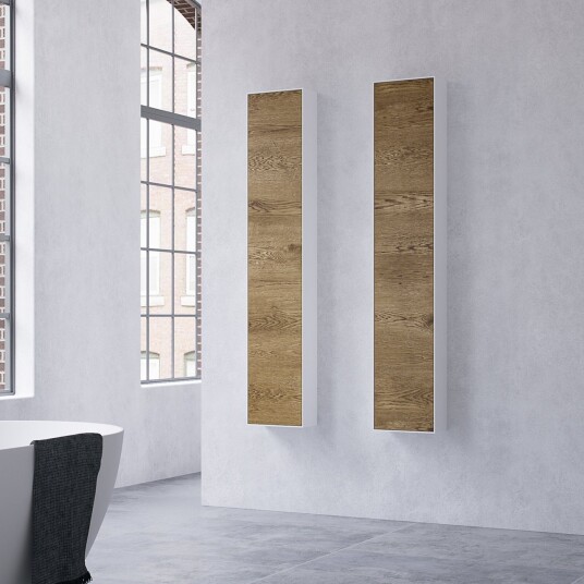Copenhagen Chic CC1630 Høyskap i Mattvid Corian® og rå vill eik