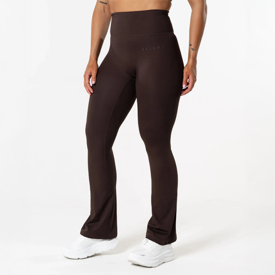 Relode Clean Flare Tights Brun Brun X small