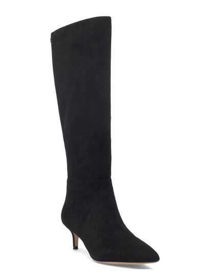 Lauren Ralph Lauren Mckay Suede Tall Boot Heel - Black - 38 Lauren Ralph Lauren Mckay Suede Tall Boot Heel - Black - 38